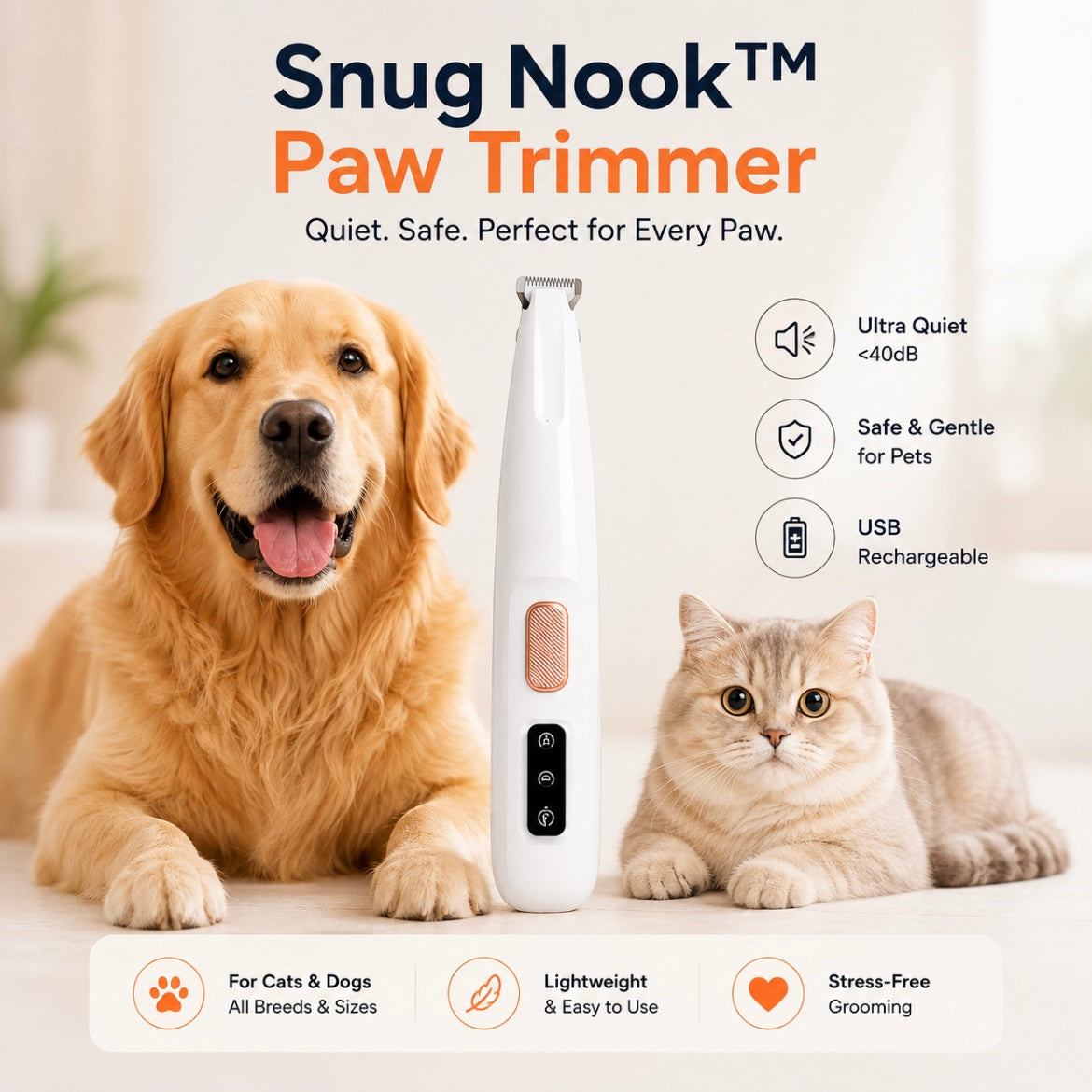 Snug Nook™ Perfect Paw Trimmer