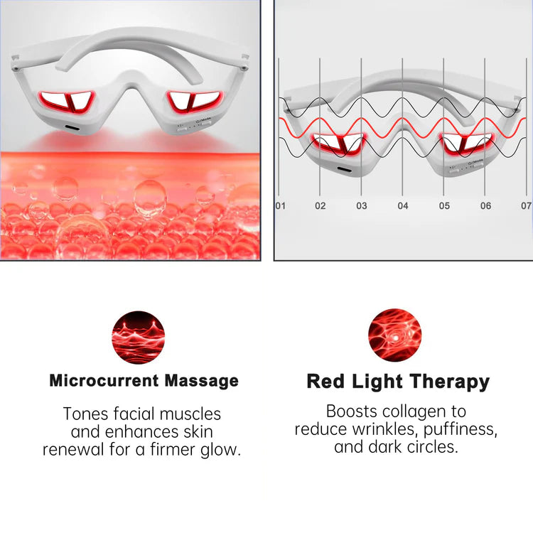 Snug Nook™ Red Light Therapy Device Massager Glasses